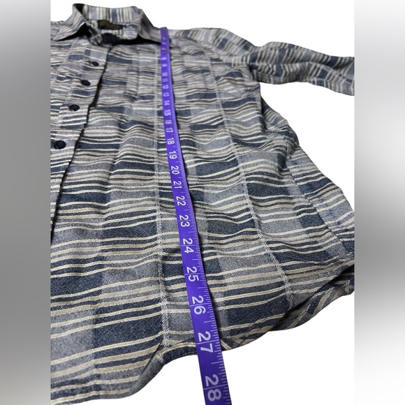 Pendleton Thomas Kay 100% Wool Button Down Shirt Men’s Large Stripe Long Sleeve - Picture 12 of 13